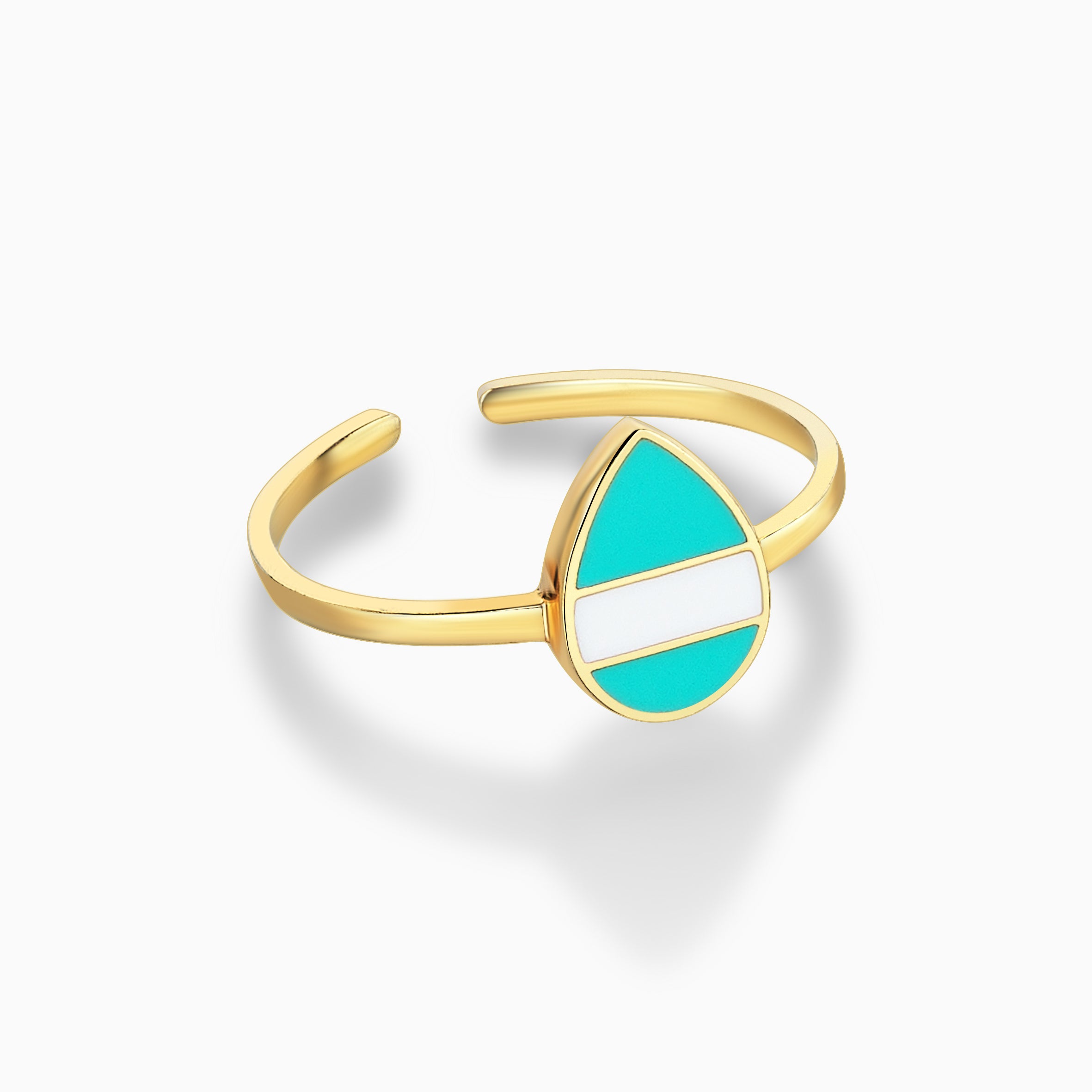 CONTEMPORARY BLUE RING