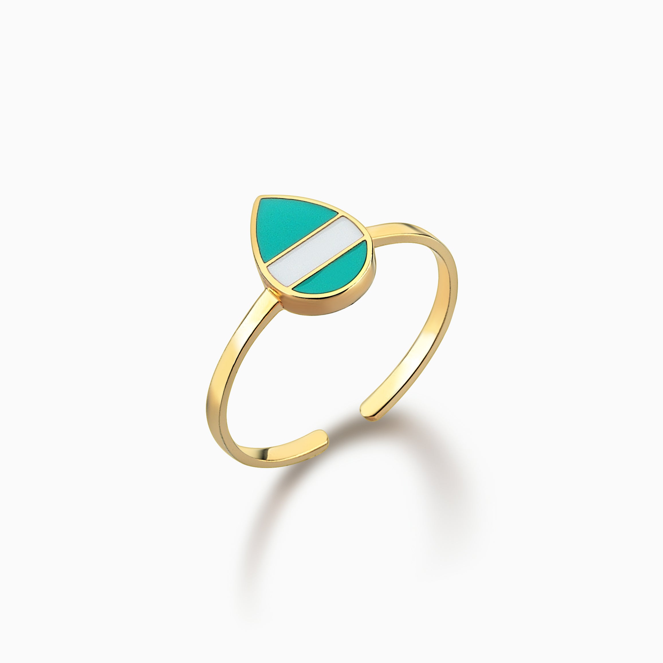 CONTEMPORARY BLUE RING