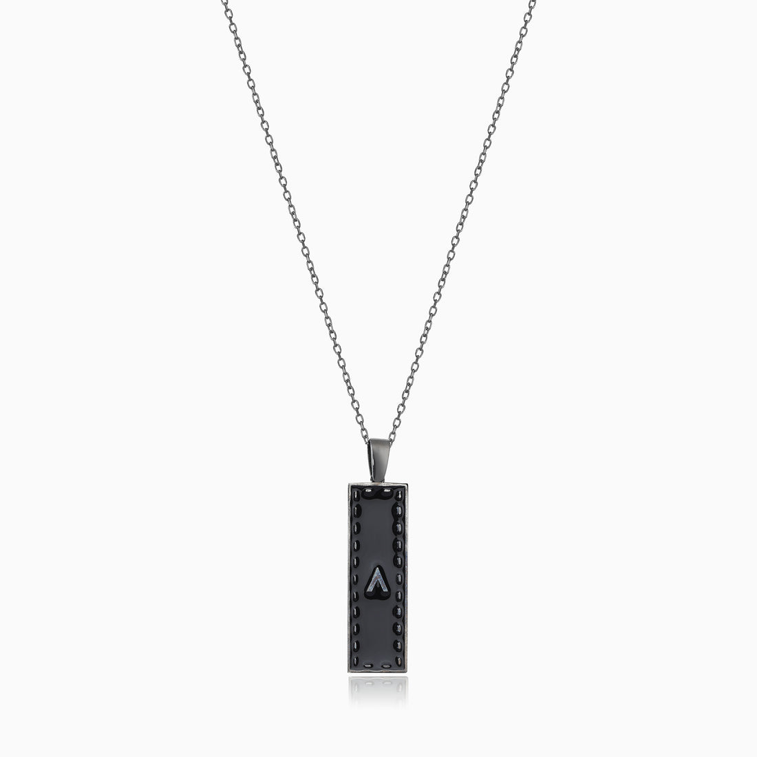 STITCH LOGO PENDANT NECKLACE