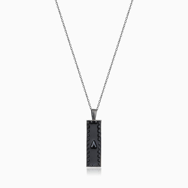 STITCH LOGO PENDANT NECKLACE