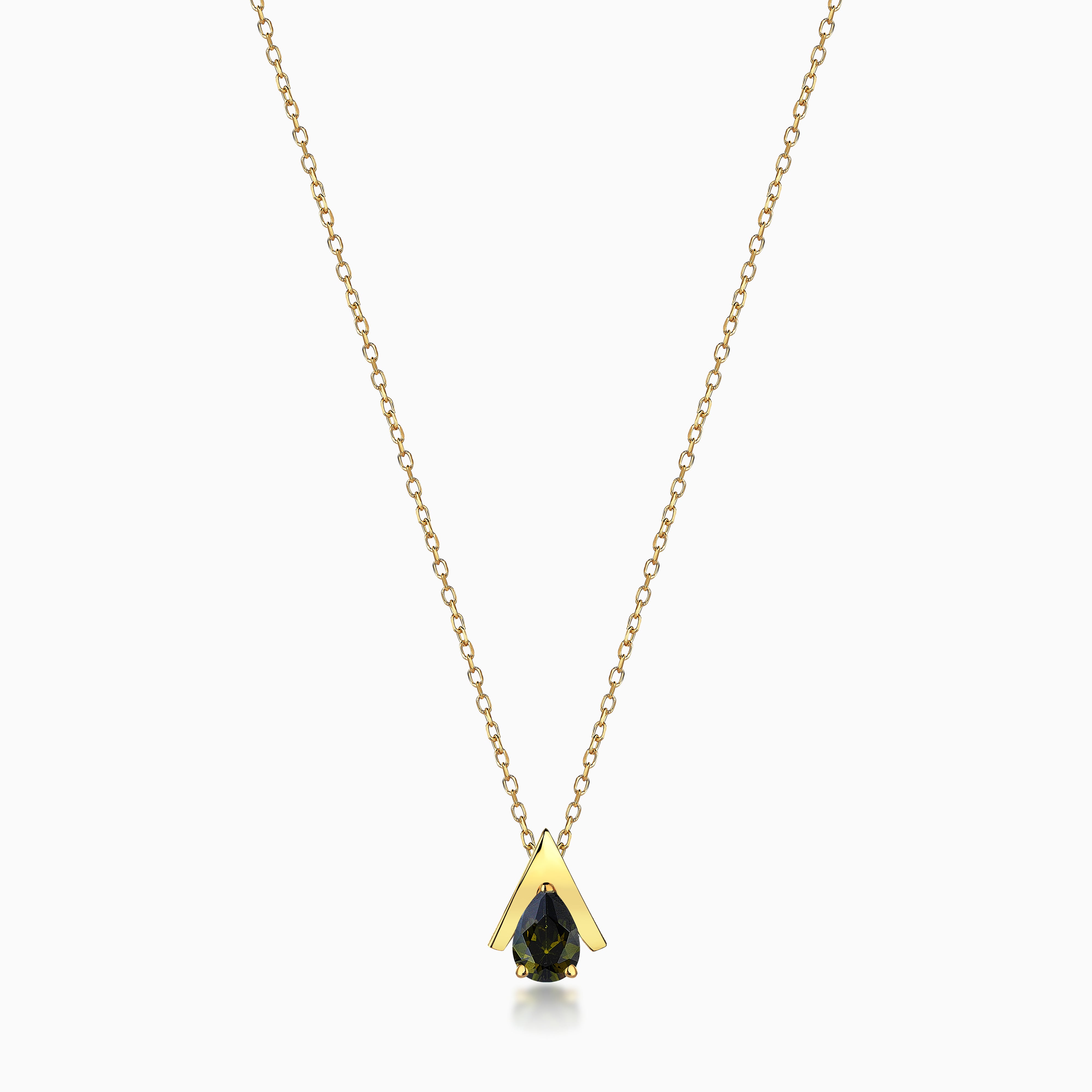 MINI LOGO GREEN NECKLACE