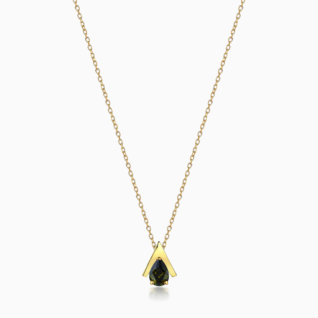 MINI LOGO GREEN NECKLACE