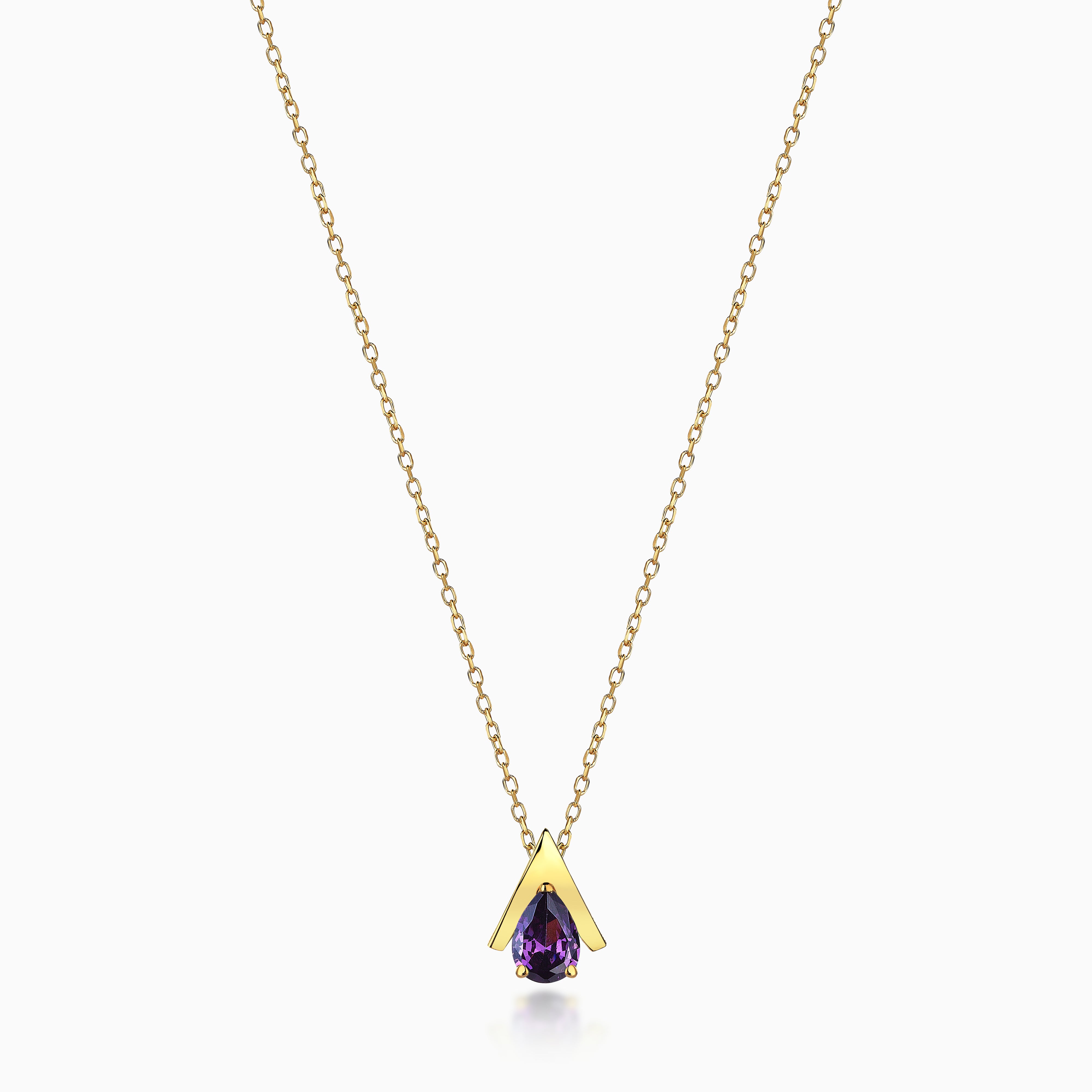 MINI LOGO PURPLE NECKLACE