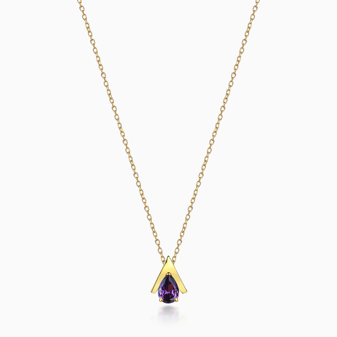 MINI LOGO PURPLE NECKLACE