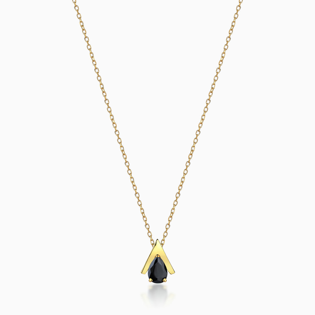 MINI LOGO BLACK NECKLACE