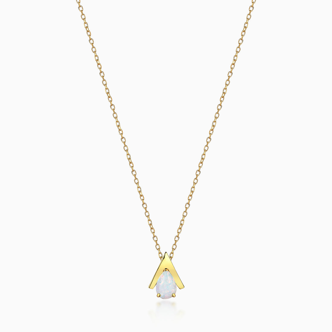 MINI LOGO WHITE NECKLACE