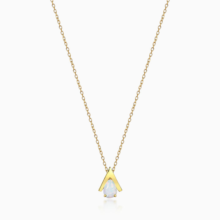 MINI LOGO WHITE NECKLACE