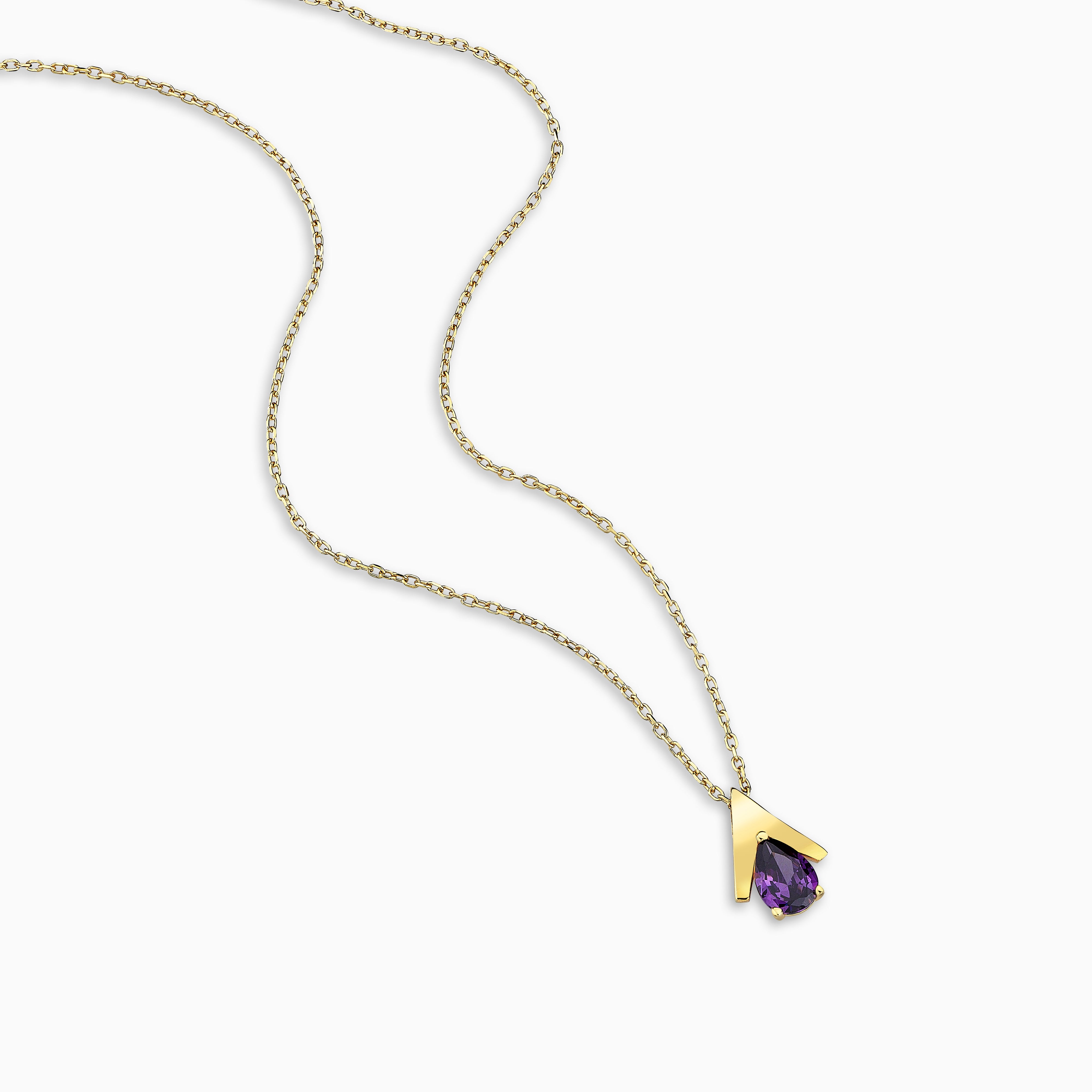 MINI LOGO PURPLE NECKLACE