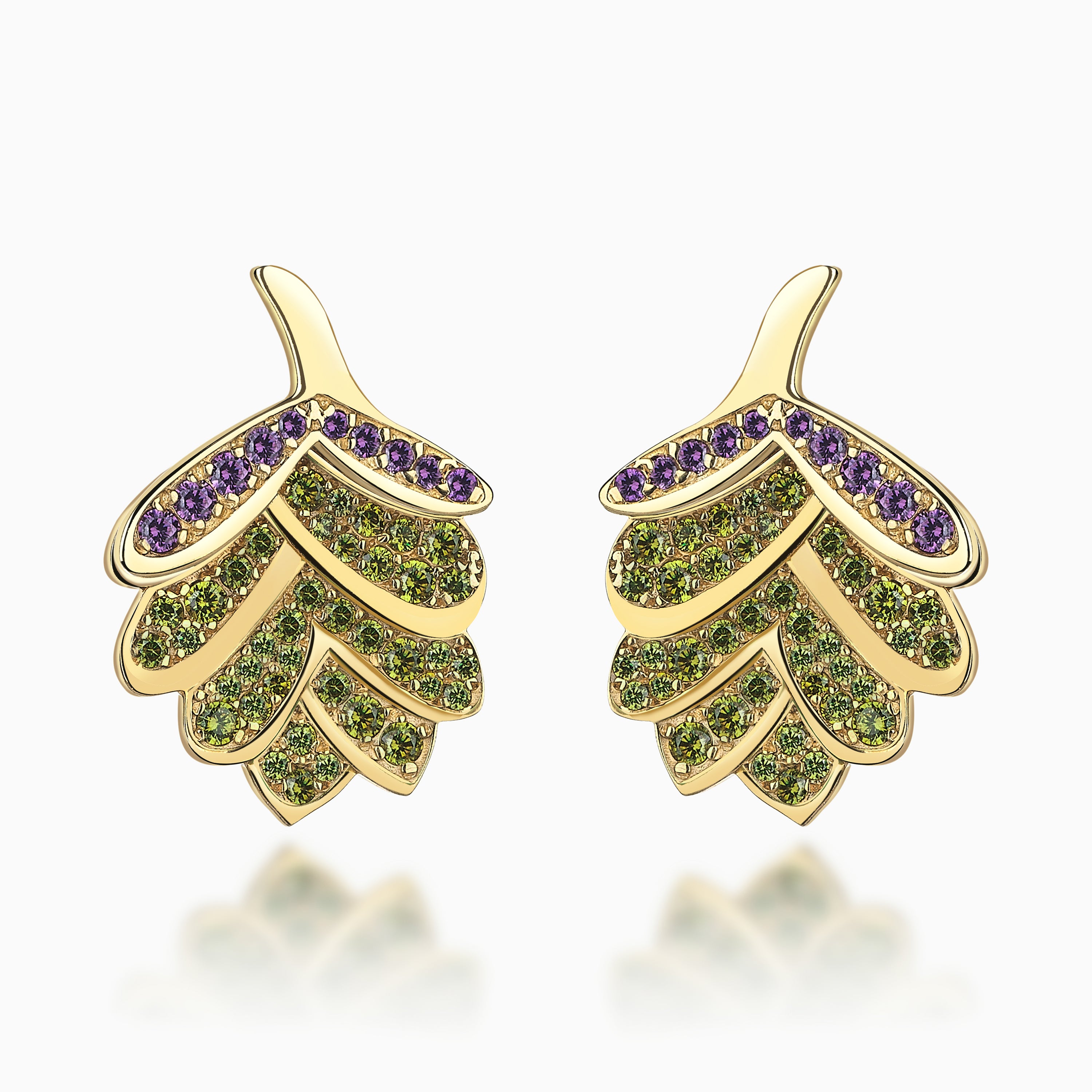 BRIZA MEDIA EARRING - STONES