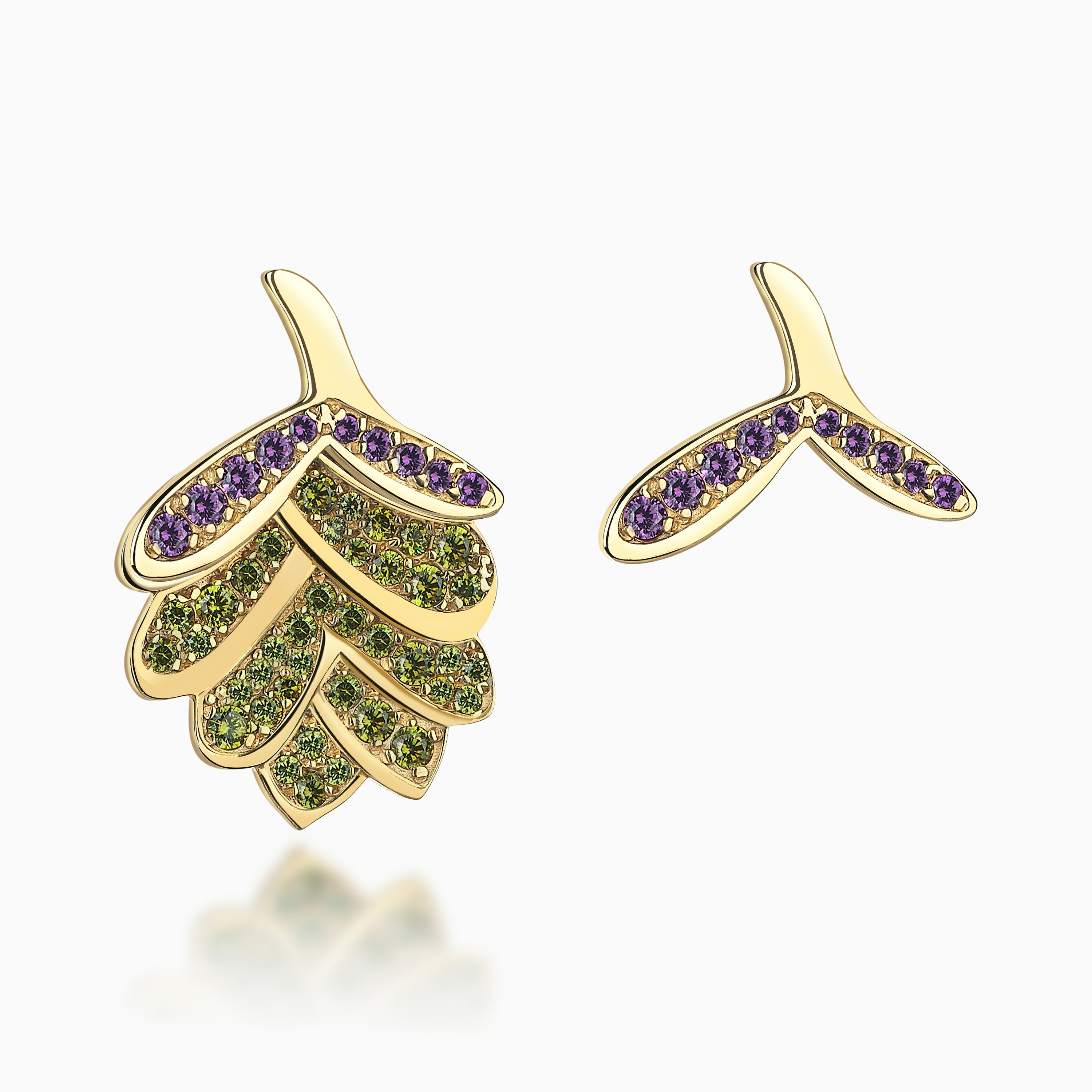 BRIZA MEDIA EARRING - STONES